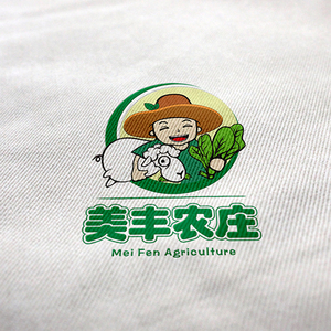 甘肃美丰农庄logo设计-兰州品牌设计公司-兰州标志设计
